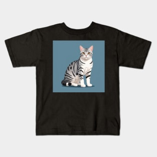 American Shorthair Cat Kids T-Shirt